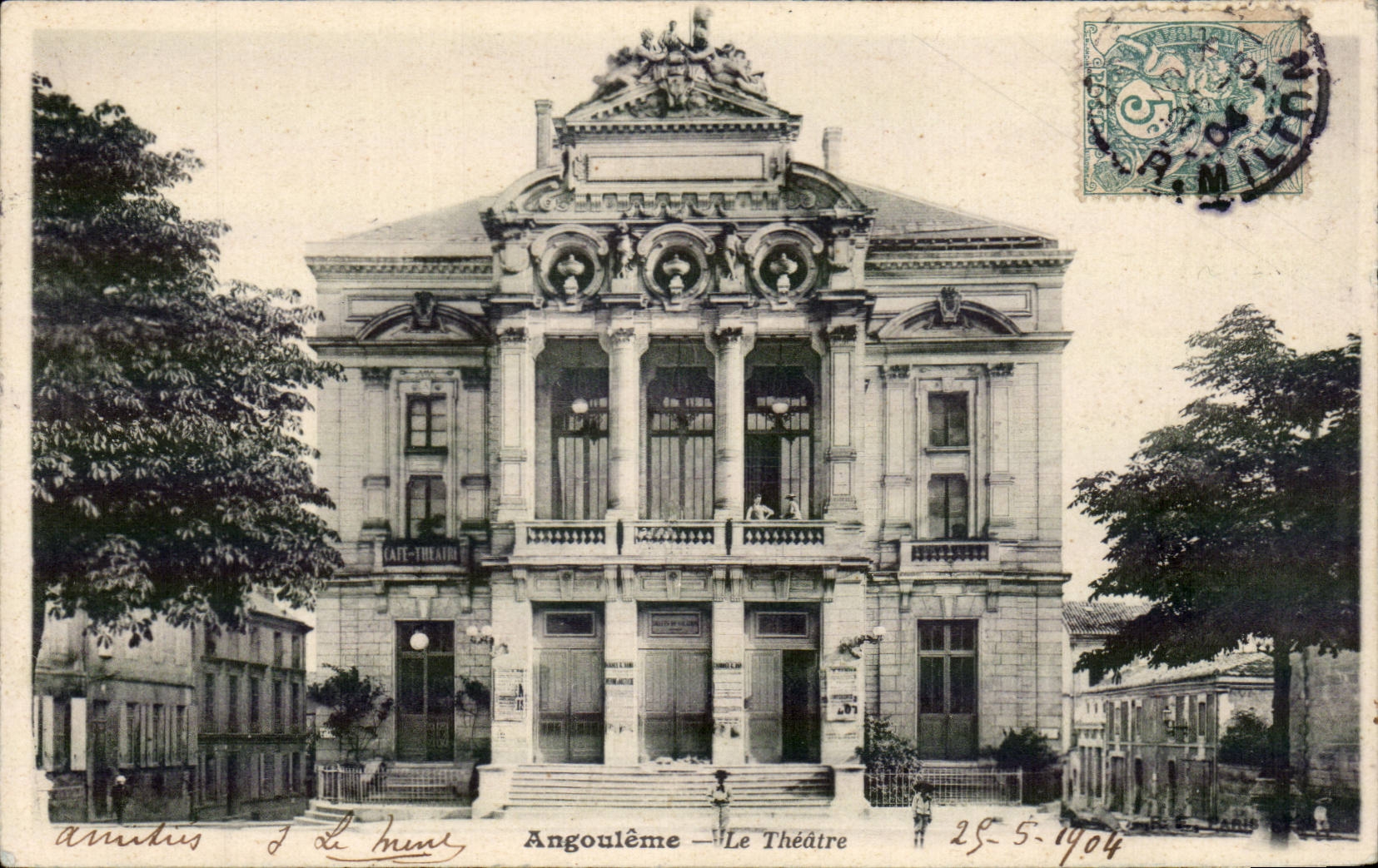 CPA Angouleme Le theatre