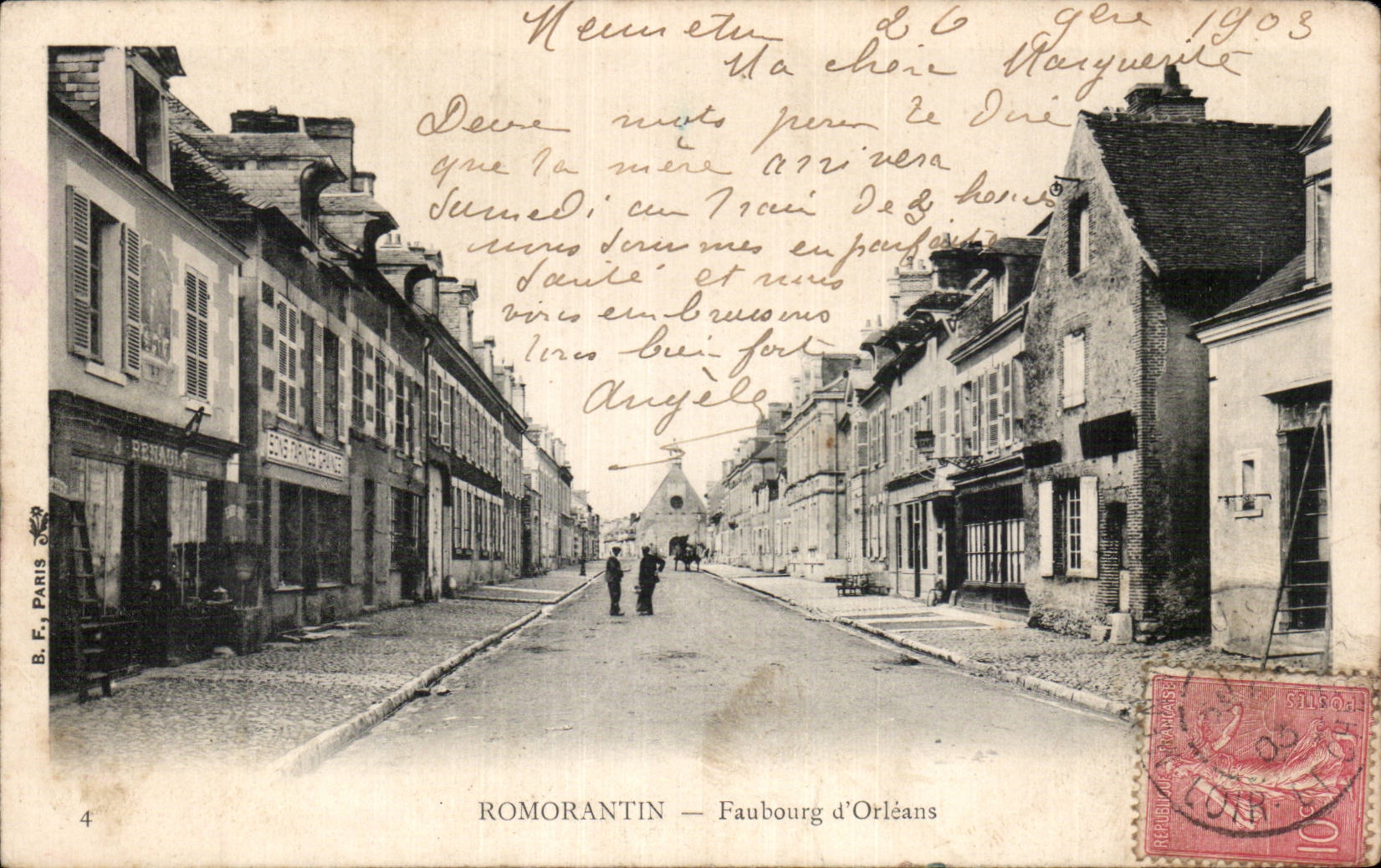 CPA Romorantin Faubourg d'Orleans