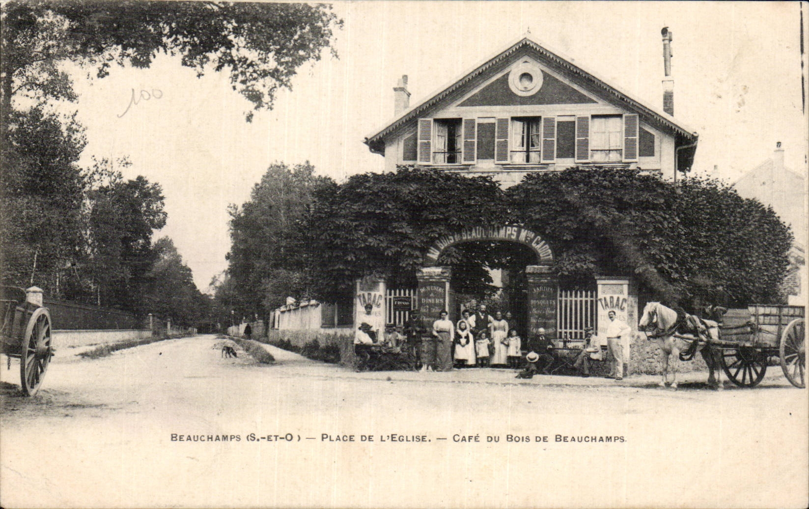 CPA Beauchamps places Cafe church of the wood of Beauchamps