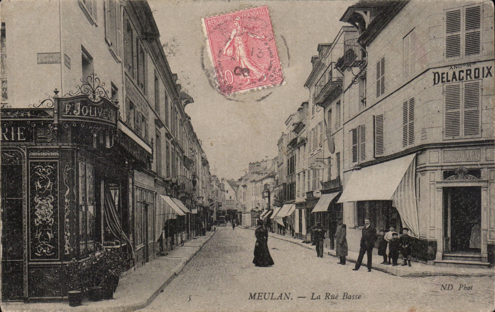 CPA Meulan the low street