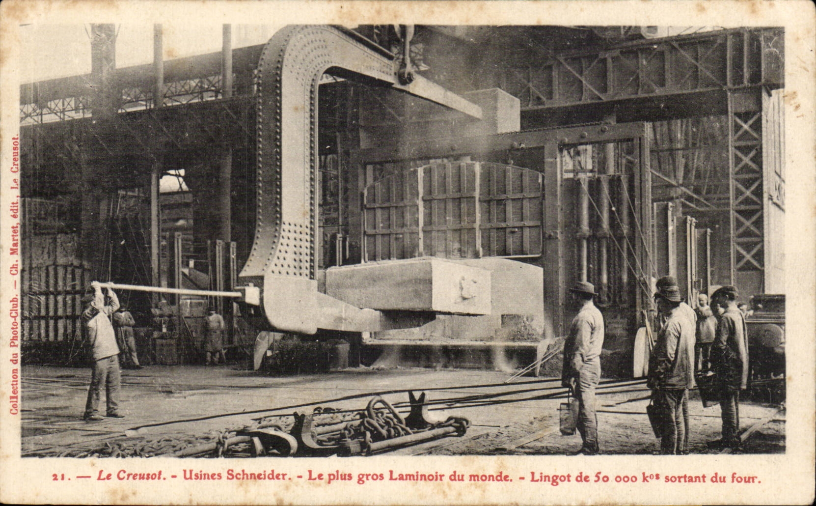 CPA Creusot Schneider Le Factories larger rolling mill of the world