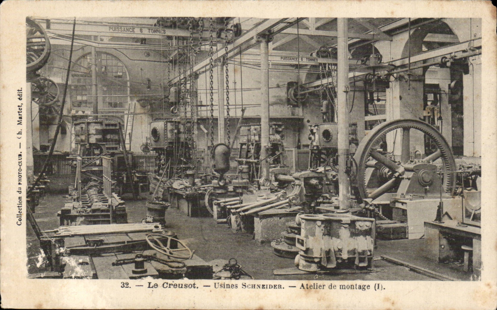 CPA Creusot Factories Schneider Assembly workshop