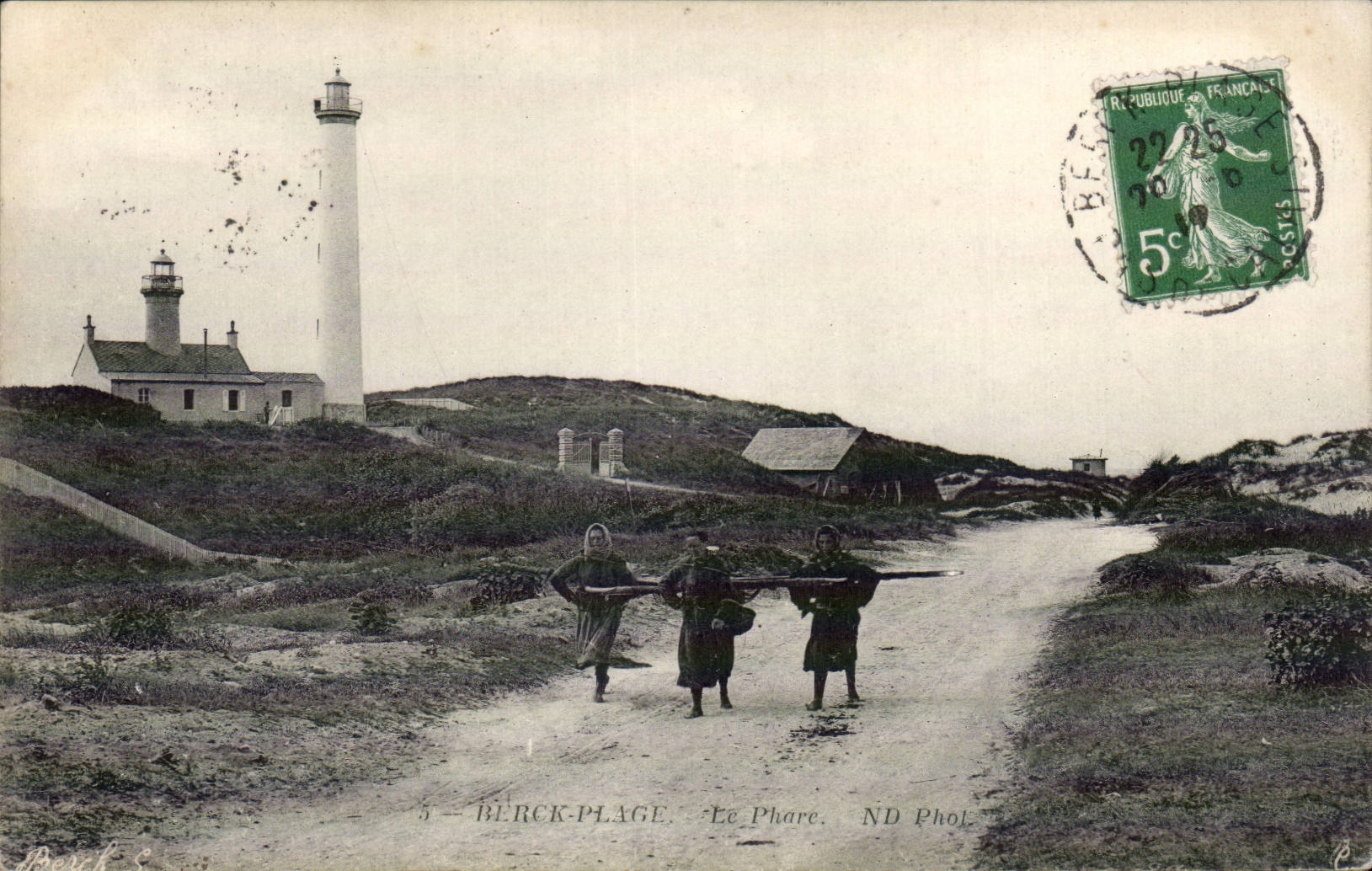 CPA Berck Plage Le Lighthouse headlight