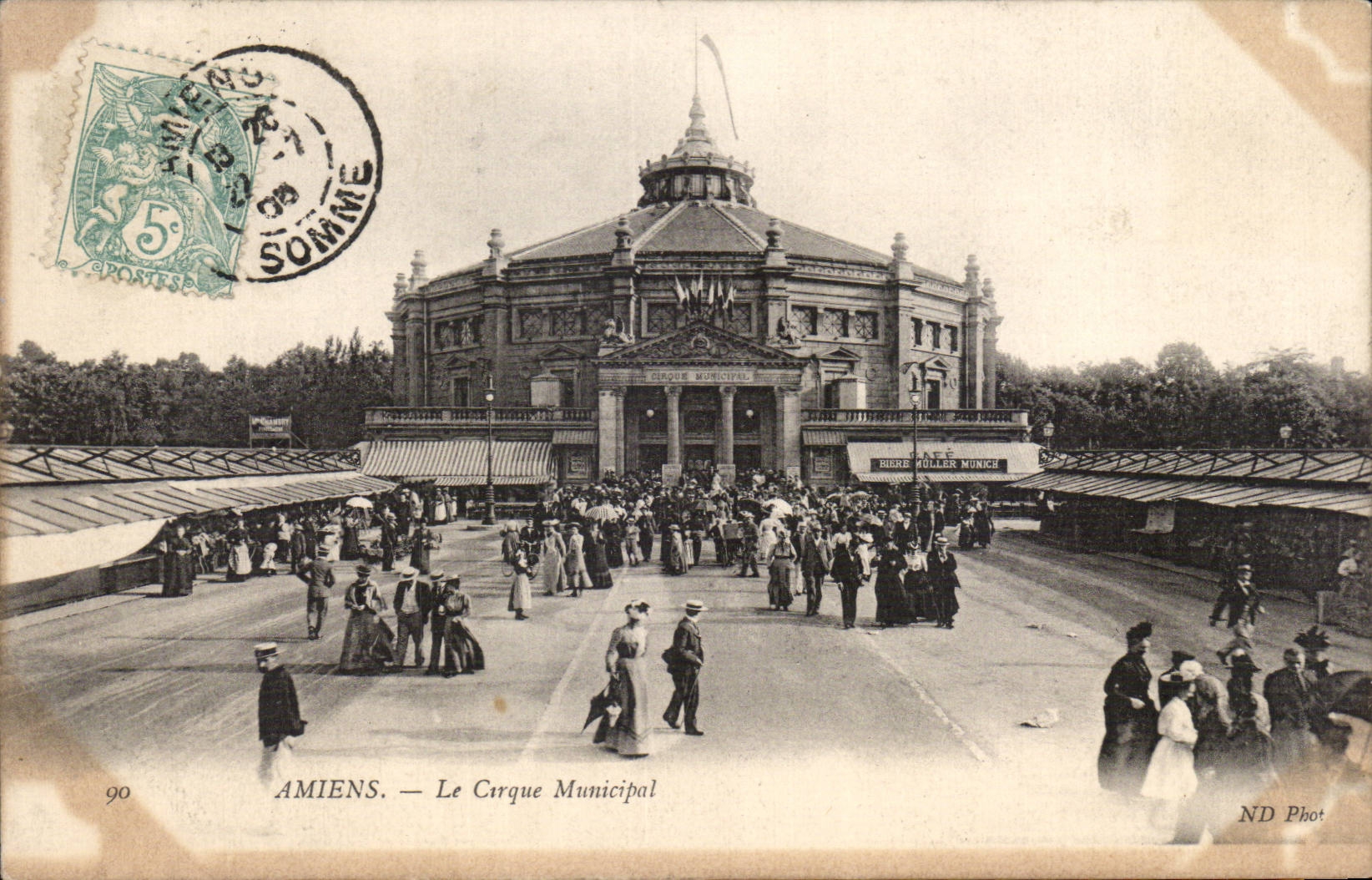 CPA Amiens Le municipal circus