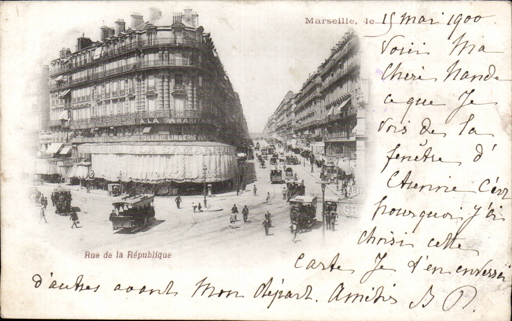 CPA Marseille Rue de la Republique