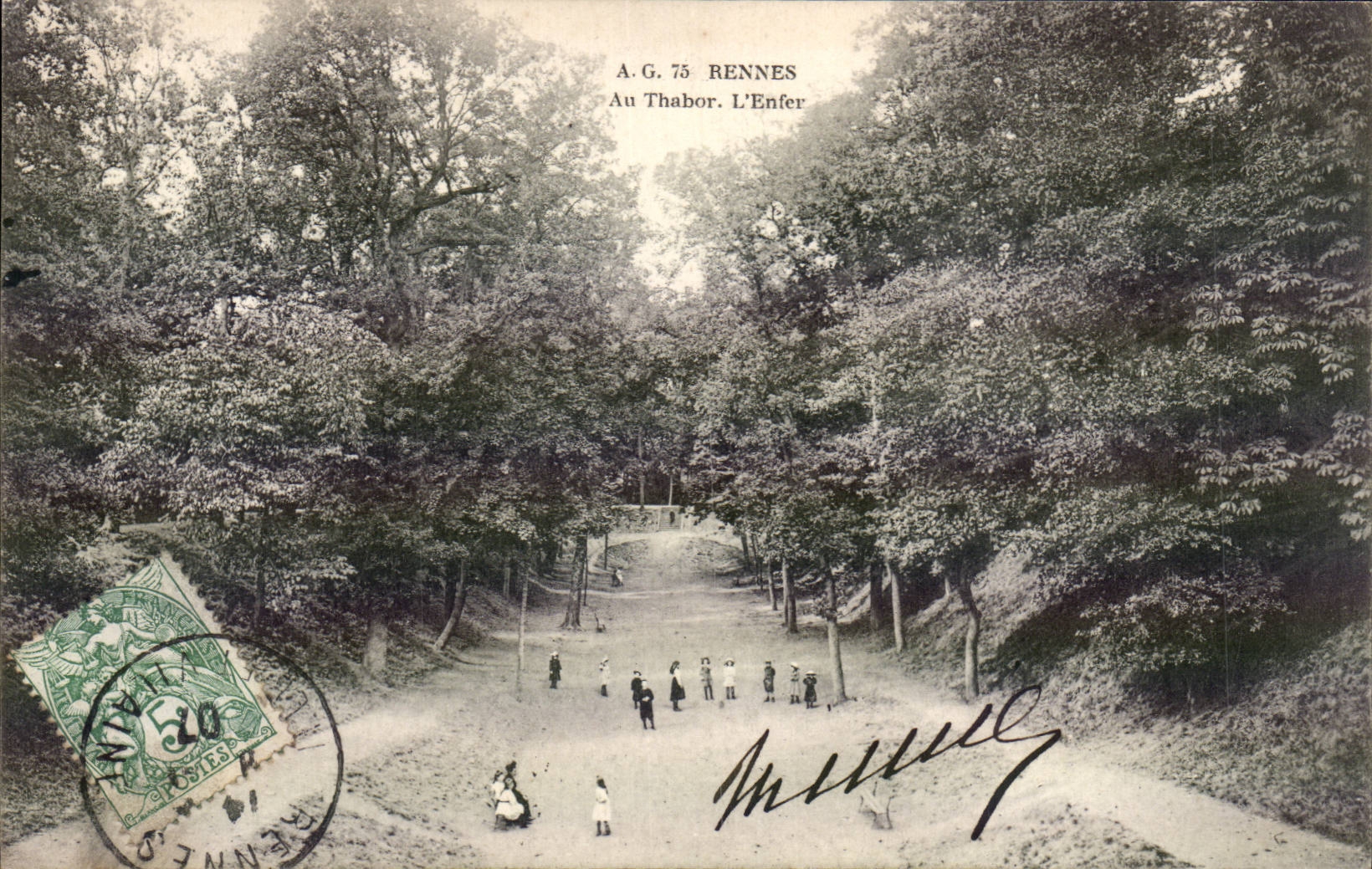 CPA Rennes Au Thabor L'enfer