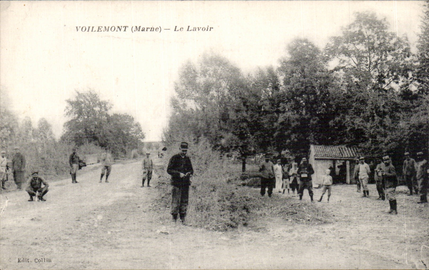 CPA Voilemont Le laundrette