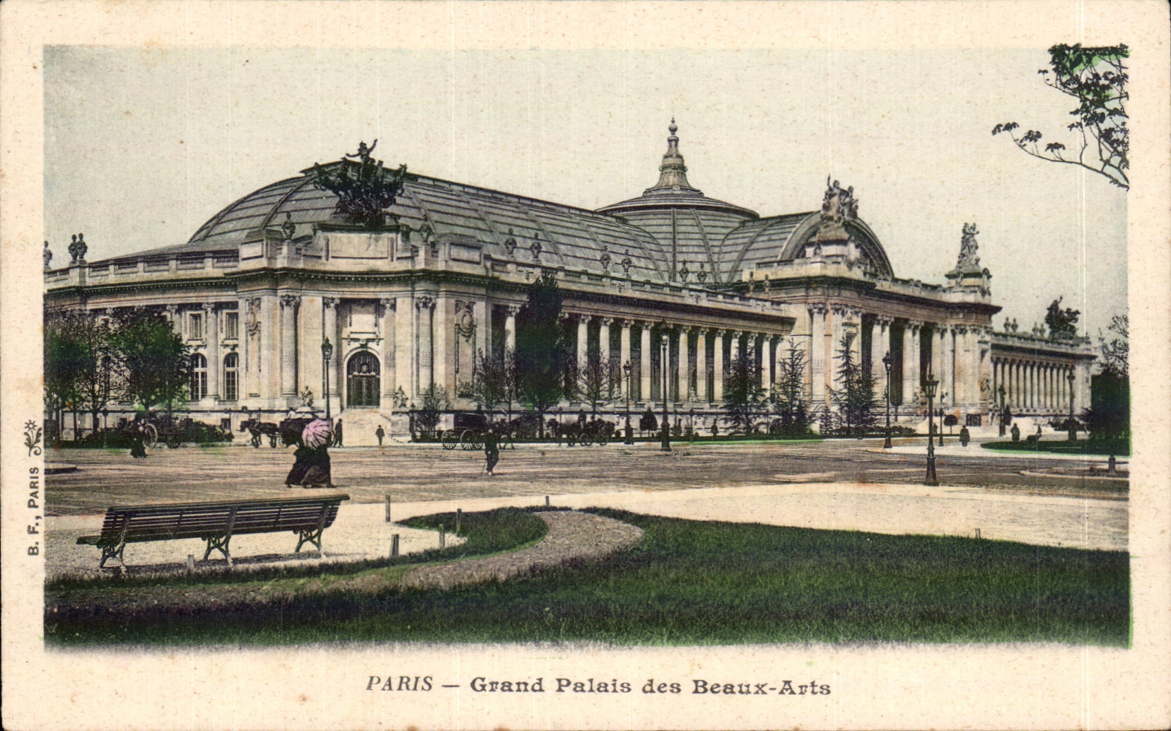CPA Paris Large palace of Beautiful arts