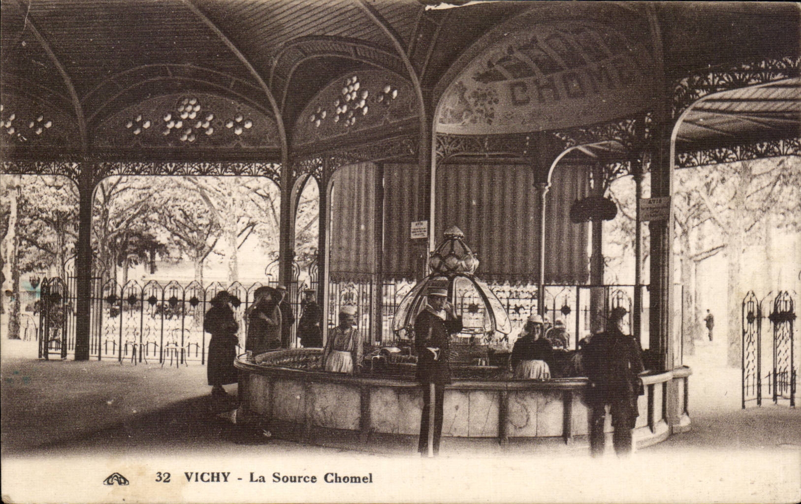 CPA Vichy the Chomel source