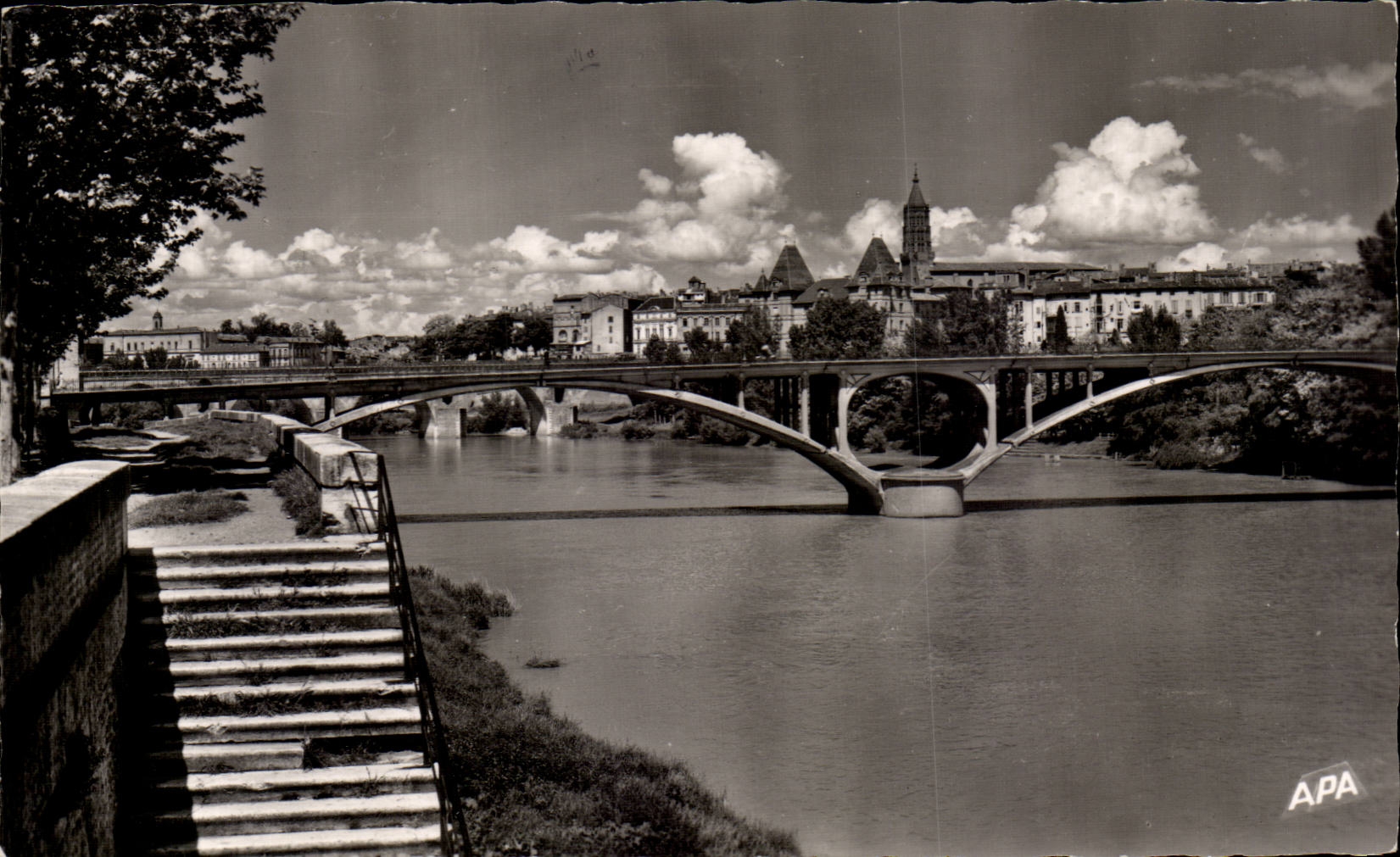 CPSM Montauban dos puentes