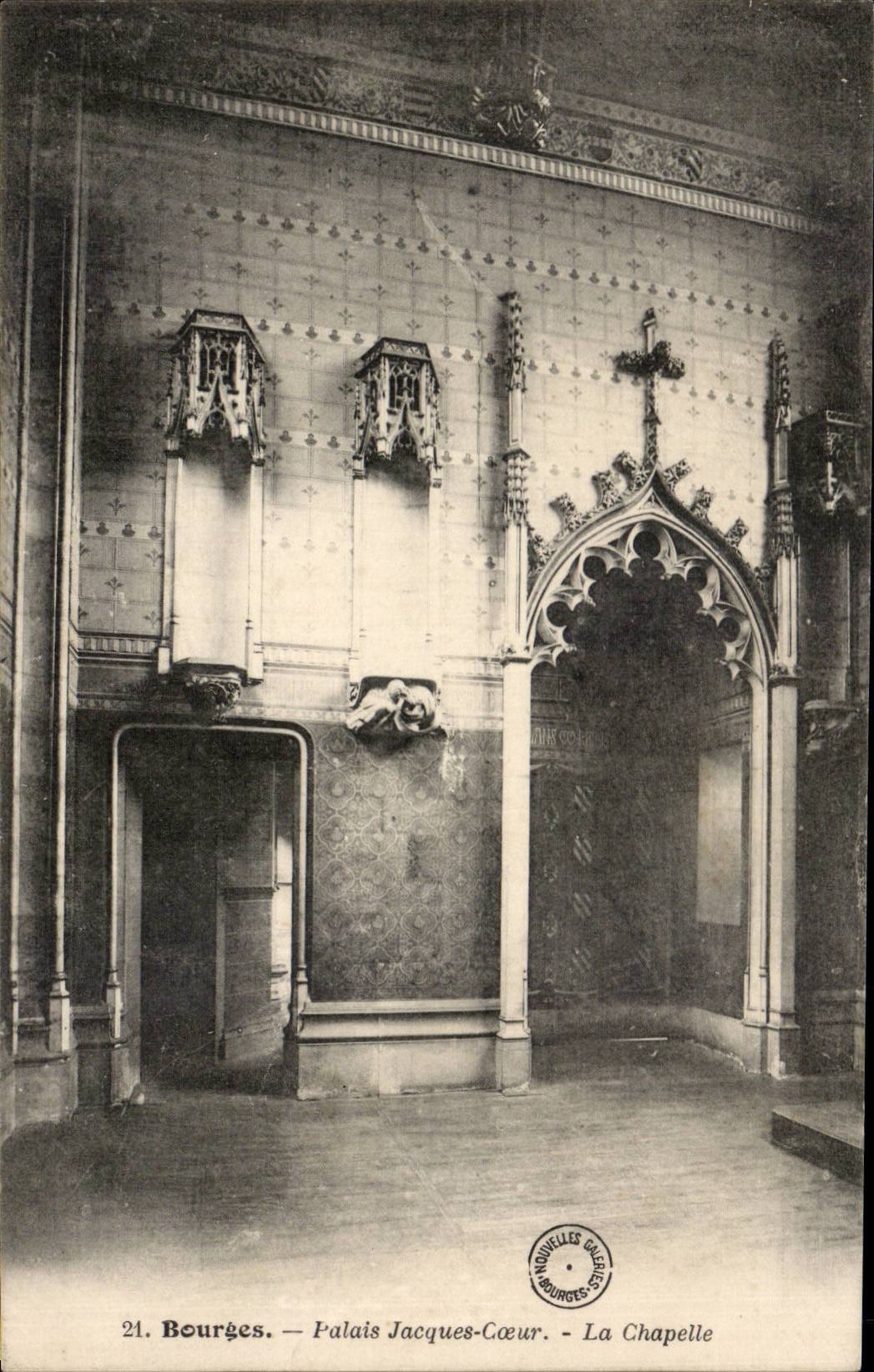 Corazon de Jacques del paladar de CPA Bourges la camara acorazada