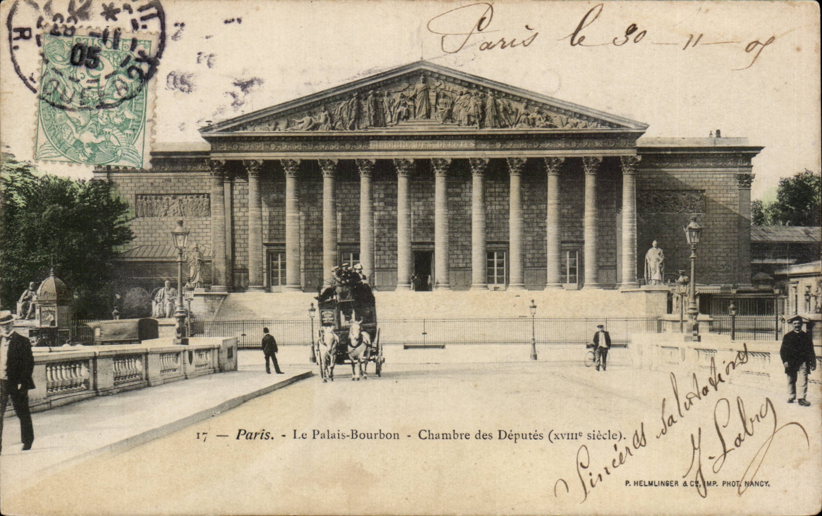 CPA Paris Le Palais Bourbon House of Commons