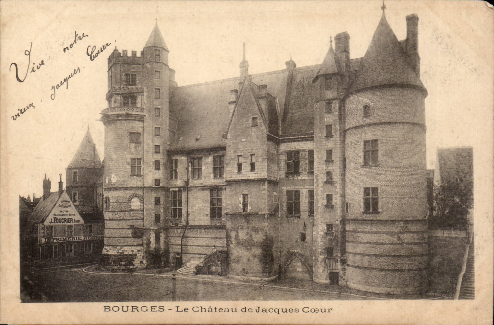Corazon de CPA Bourges Le palate Jacques