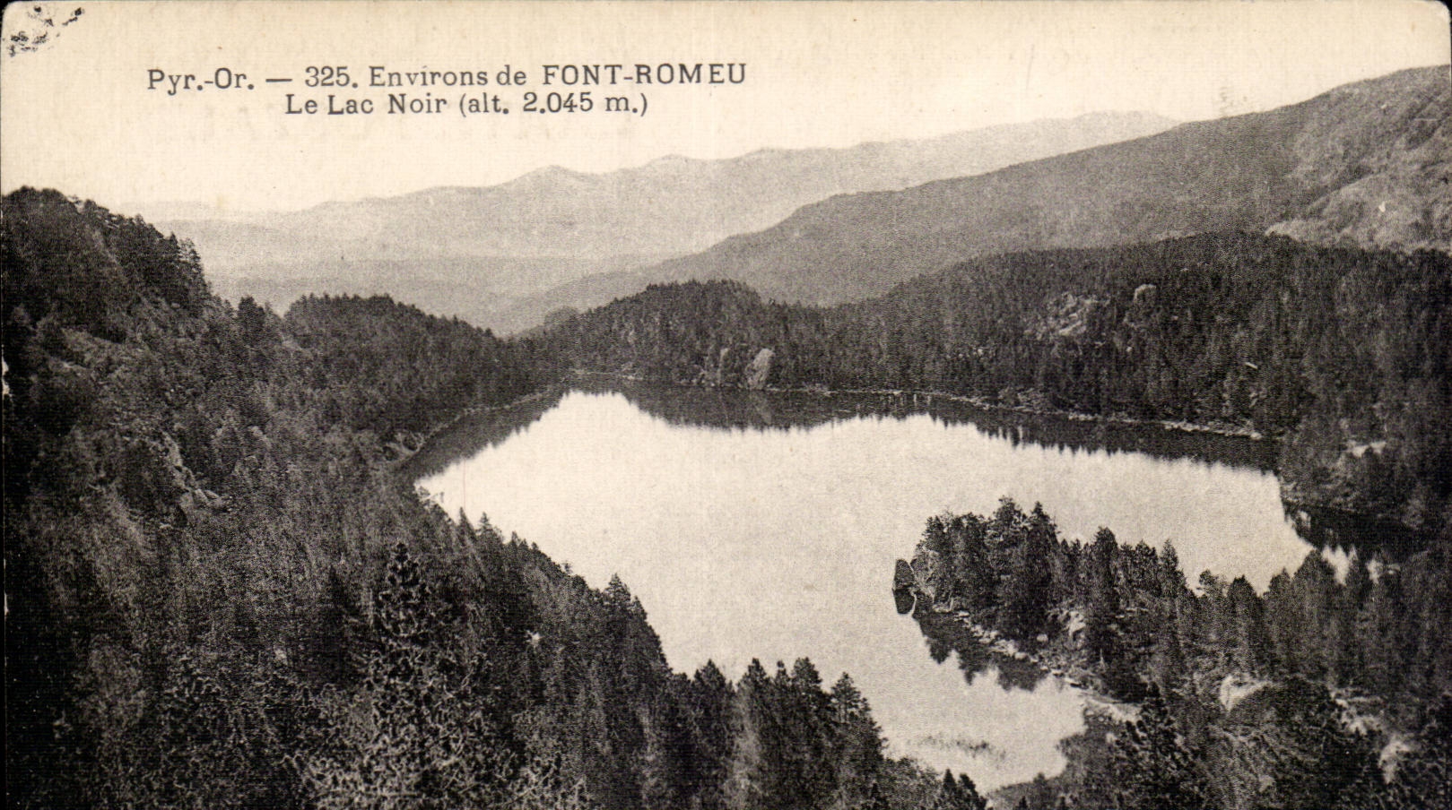 CPA Environs of Make Romeu Le Lac black