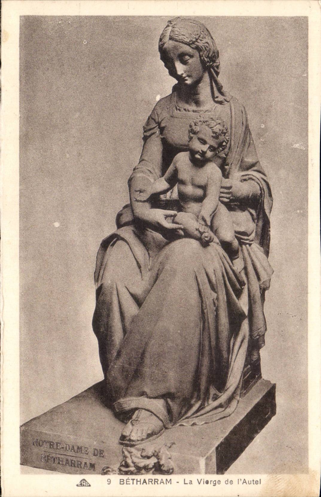 CPA Betharram the virgin and the furnace bridge