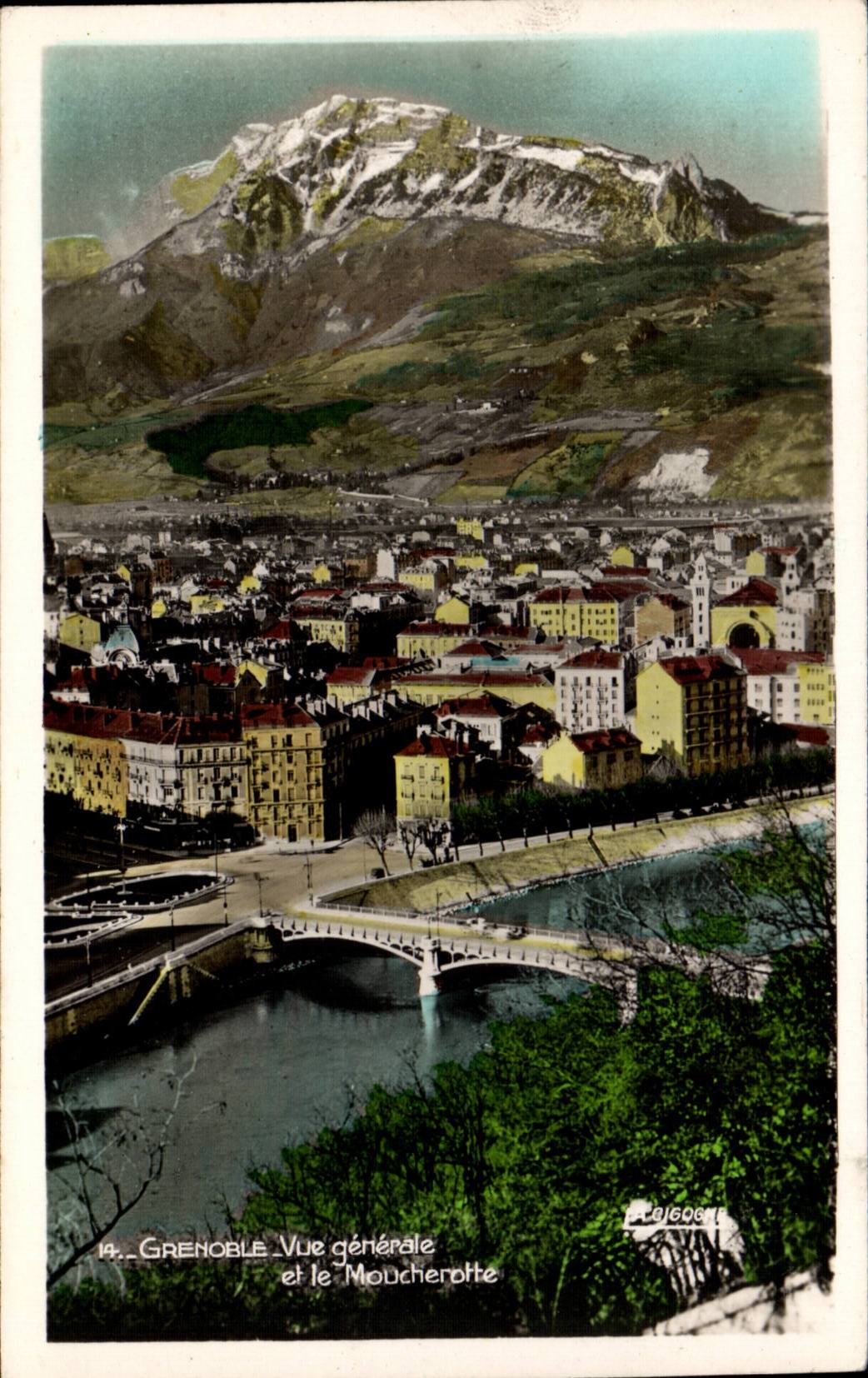 CPA Grenoble View and Moucherotte