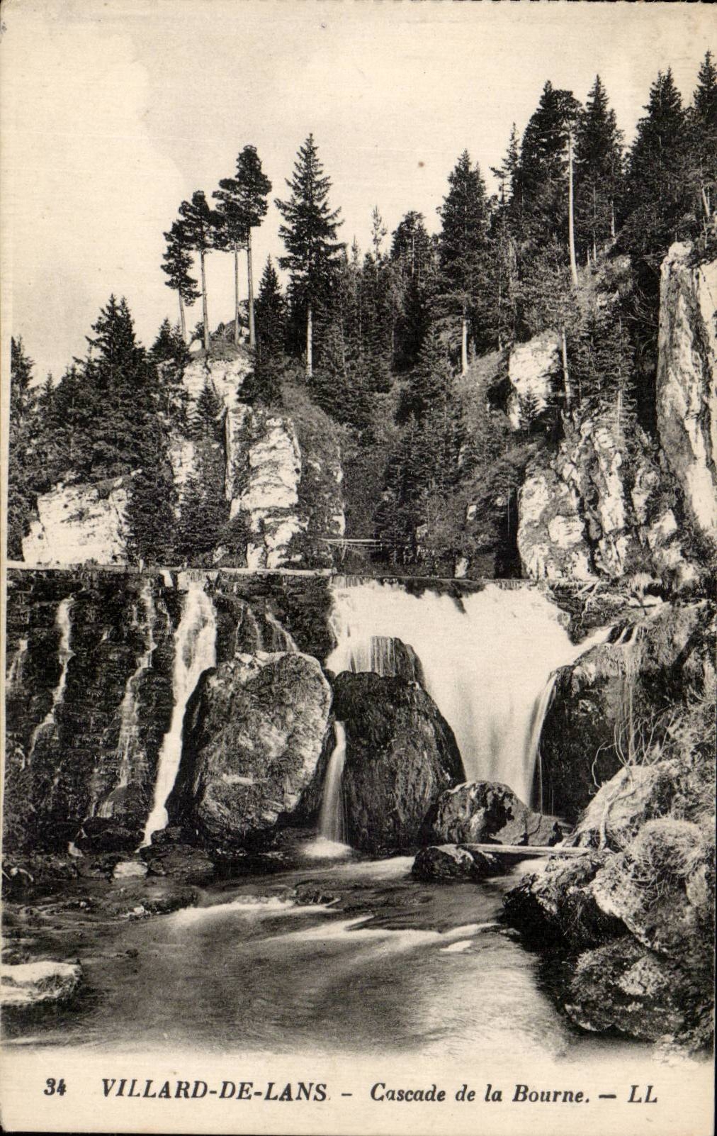 CPA Villard de Lans Cascades of Bourne