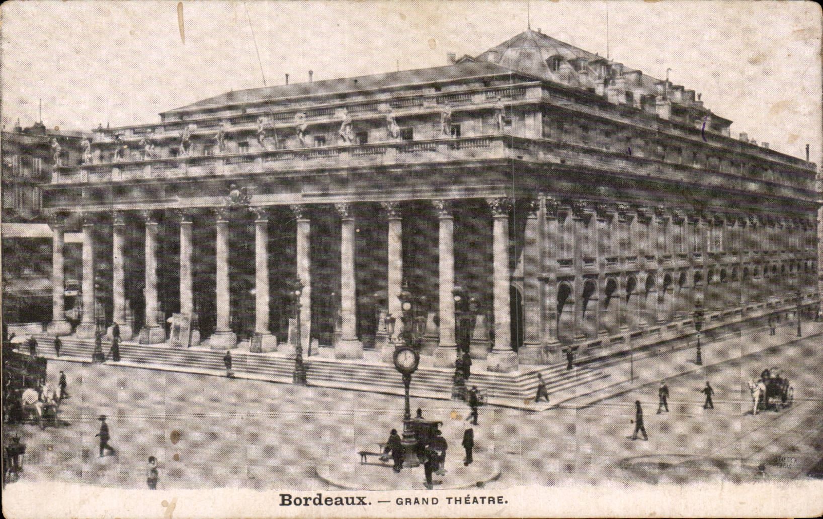 CPA Bordeaux Large theater