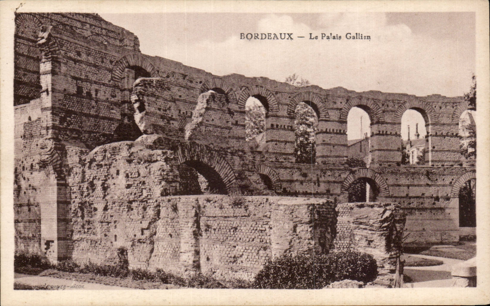 CPA Bordeaux Le Gallein palate