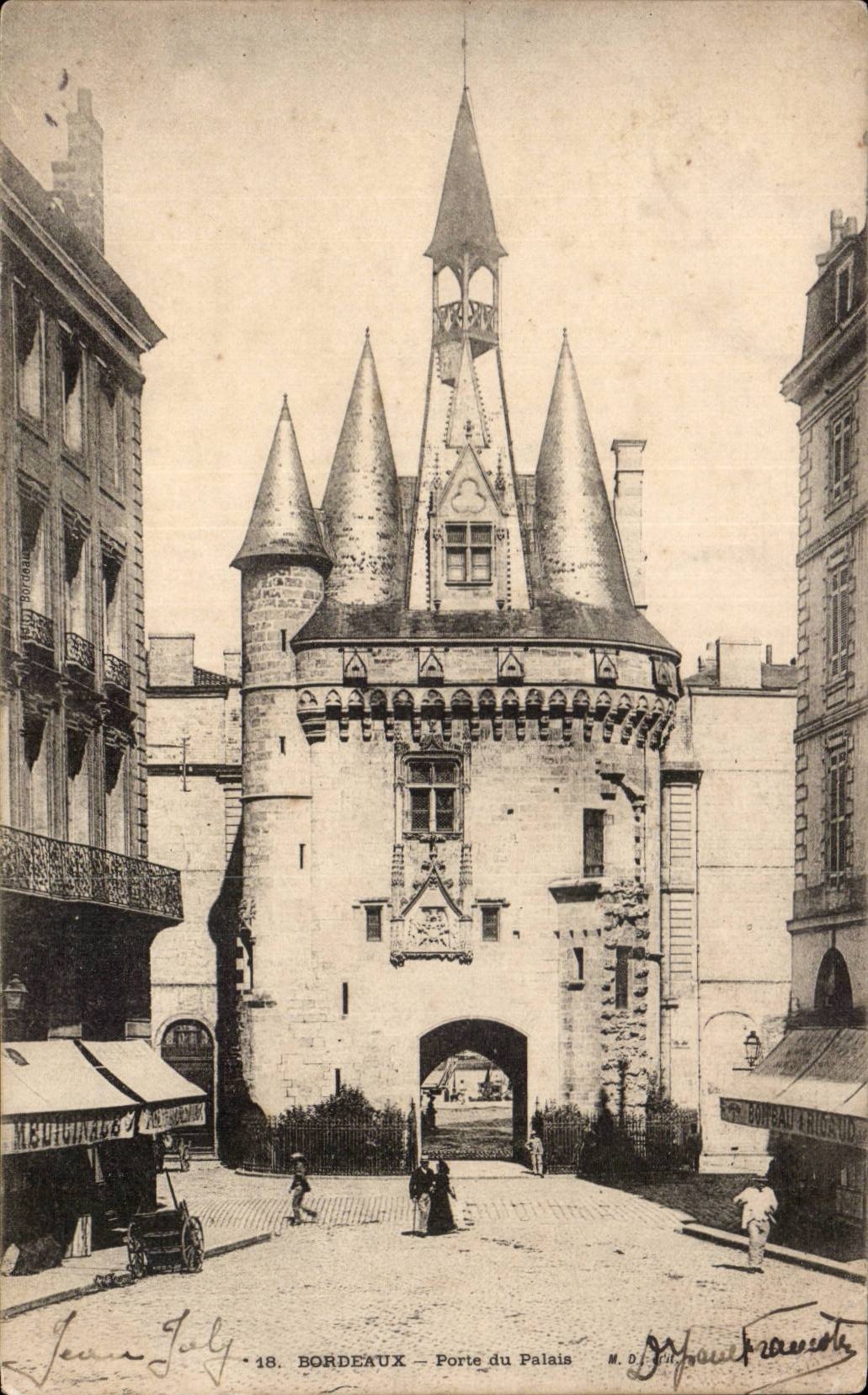 CPA Bordeaux Gate of the palate