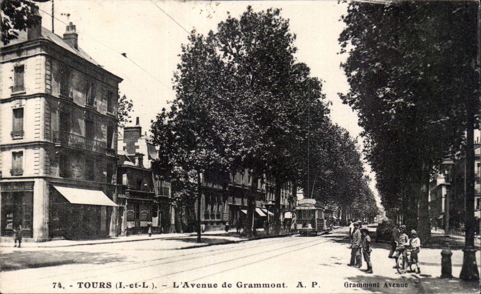 CPA Tours Avenue de Grammont 