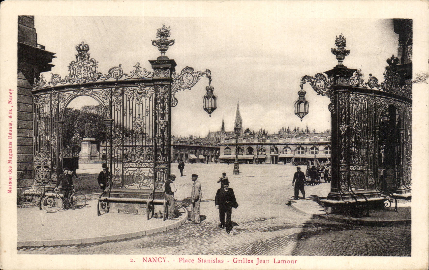 CPA Nancy Place Stanislas Grilles Jean Lamour