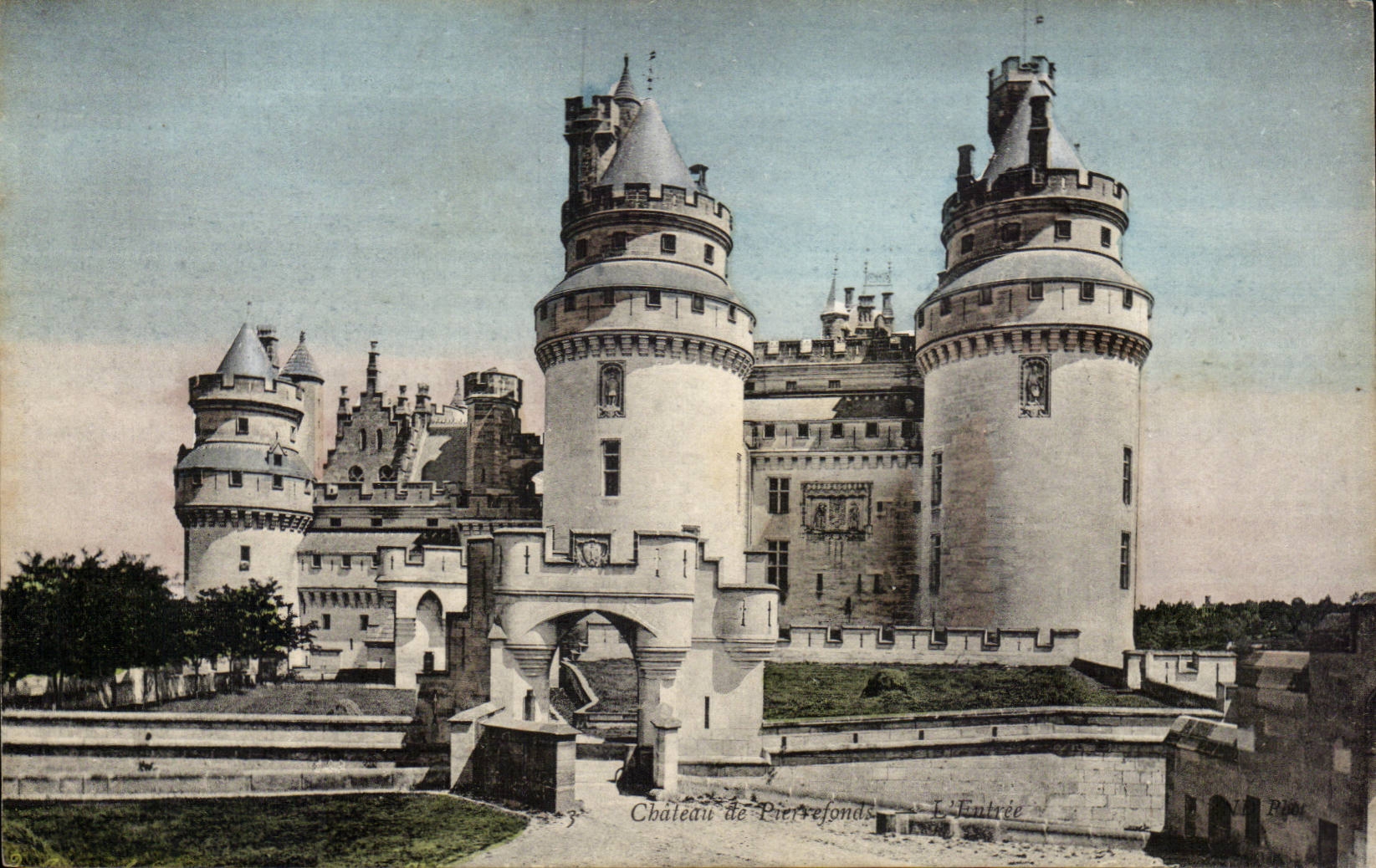CPA Pierrefonds le chateau