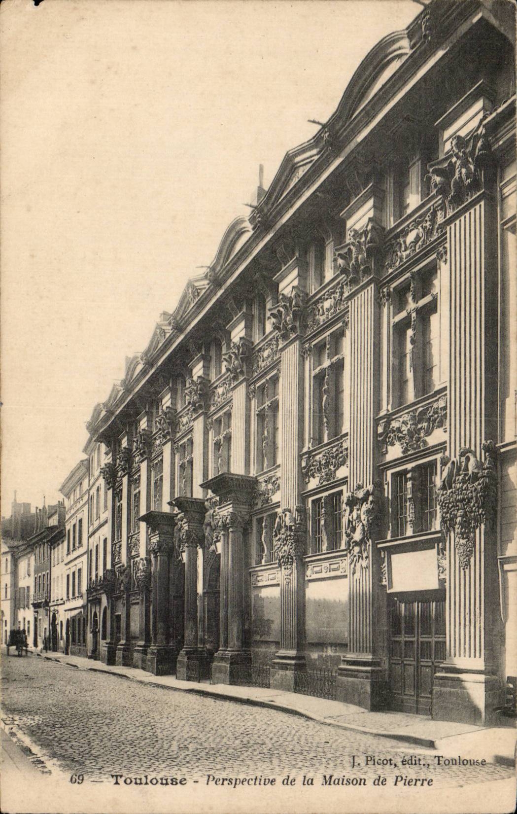 CPA Toulouse Perspective de la maison de Pierre