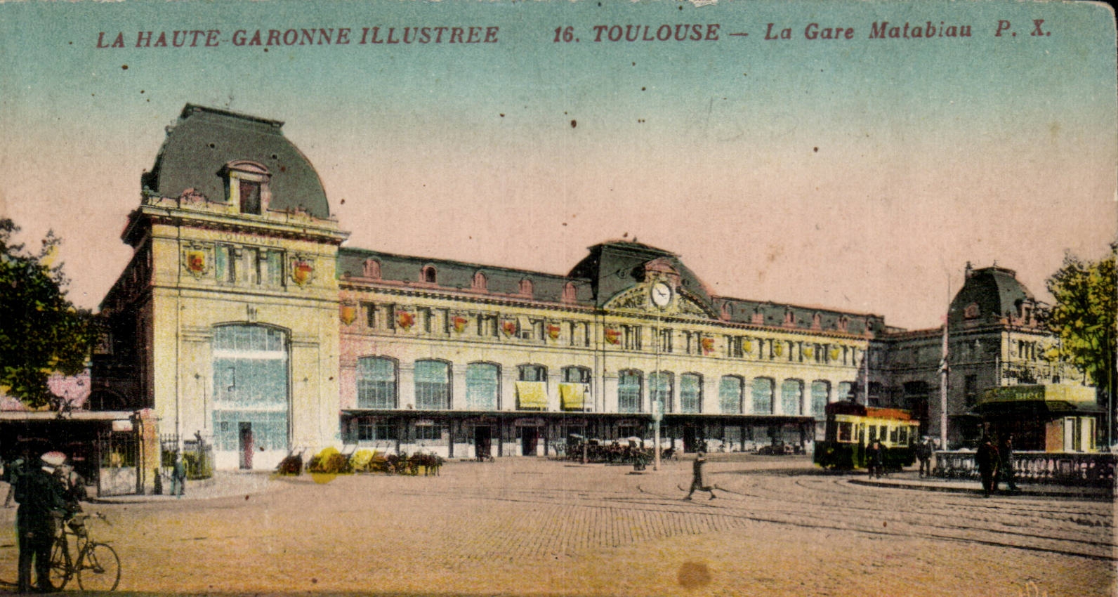 CPA Toulouse La gare Matabiau 