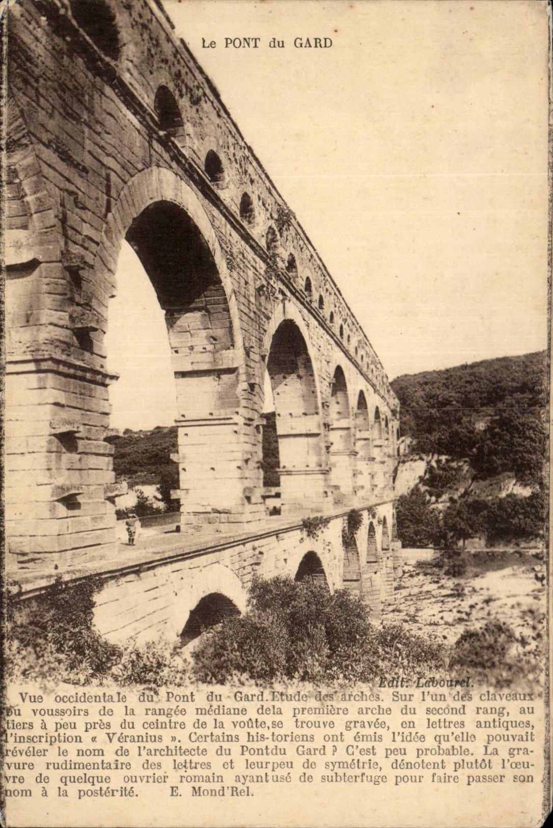 CPA the bridge of Gard