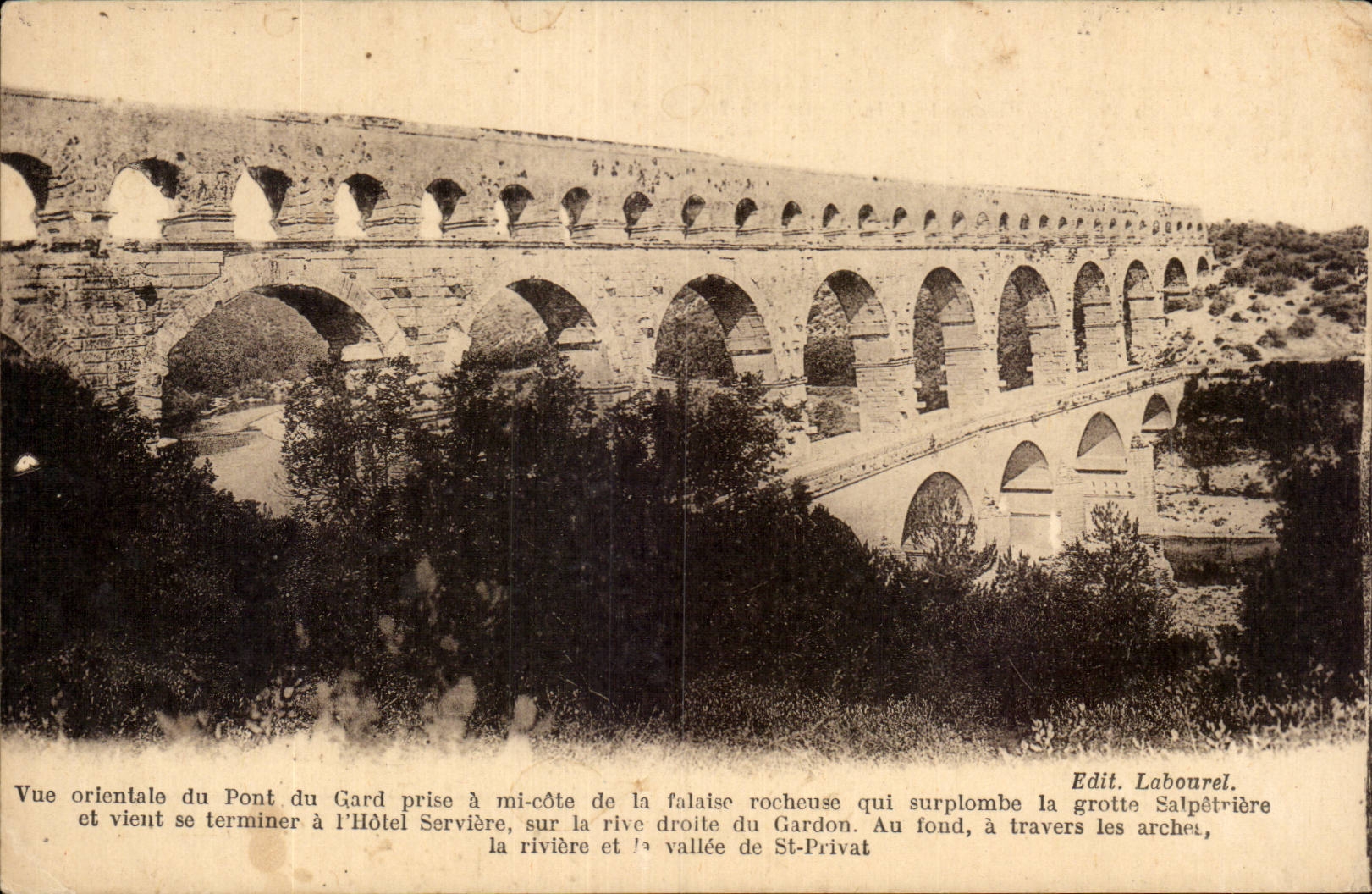 CPA the bridge of Gard