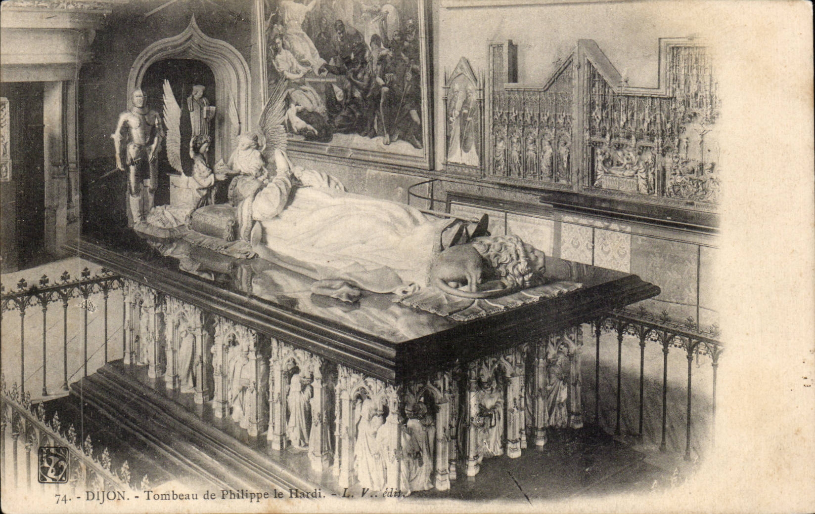 CPA Dijon Tomb of Philippe the Bold one