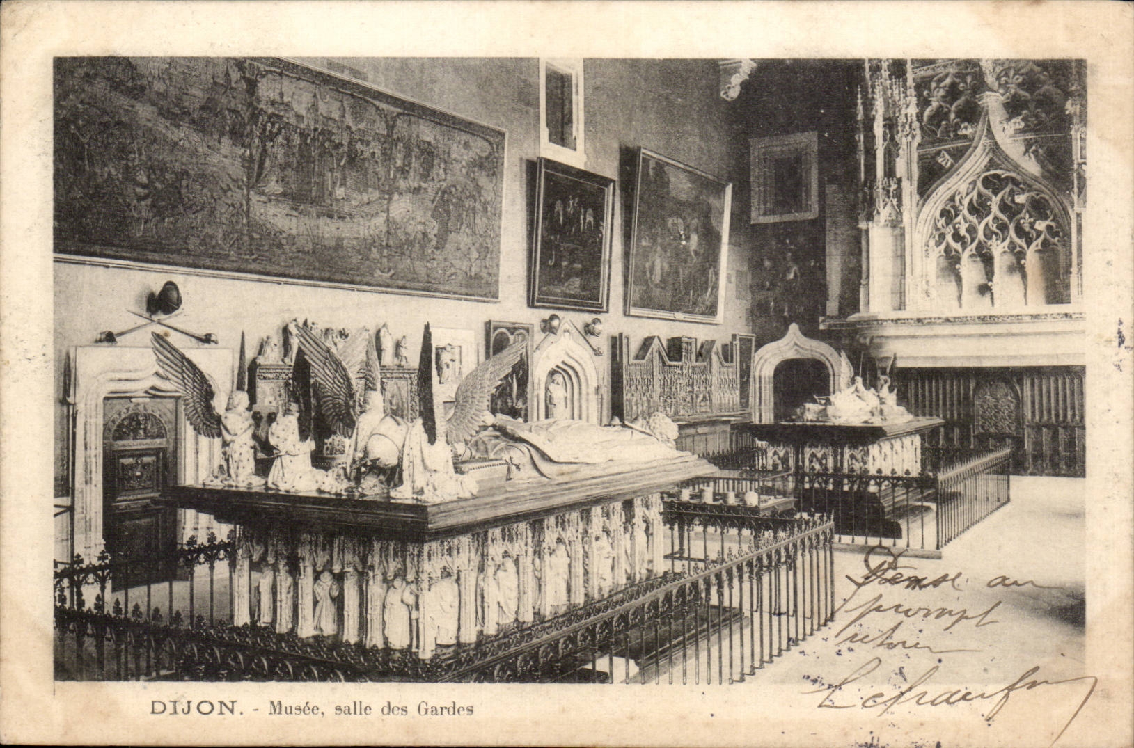 CPA Dijon Museum Room of the guards