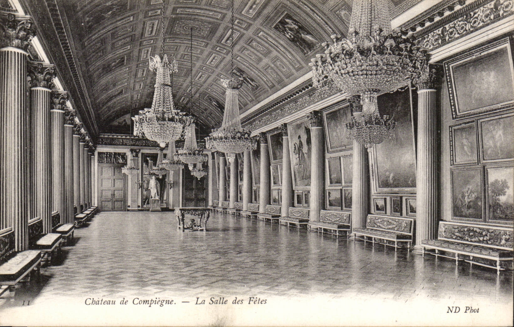 Castillo de CPA Compiegne el pasillo de la aldea