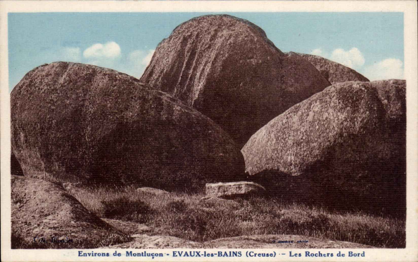 CPA Surroundings of Montlucon Evaux les Bains rocks of Edge