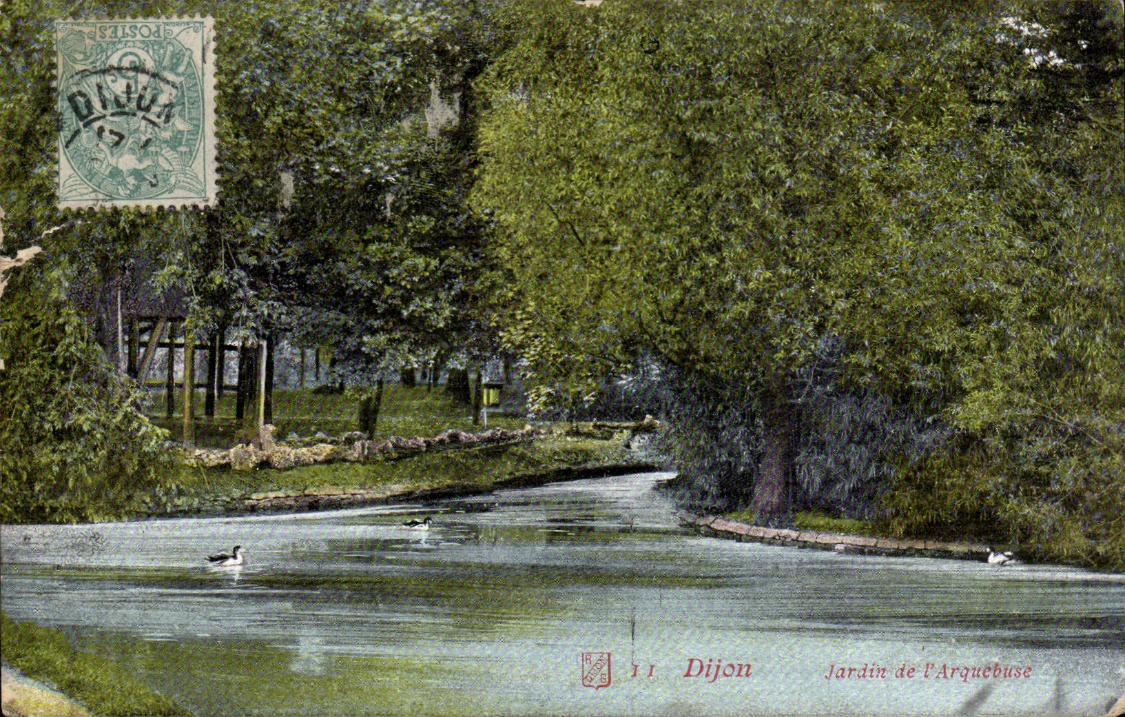 CPA Dijon Garden of the arquebus