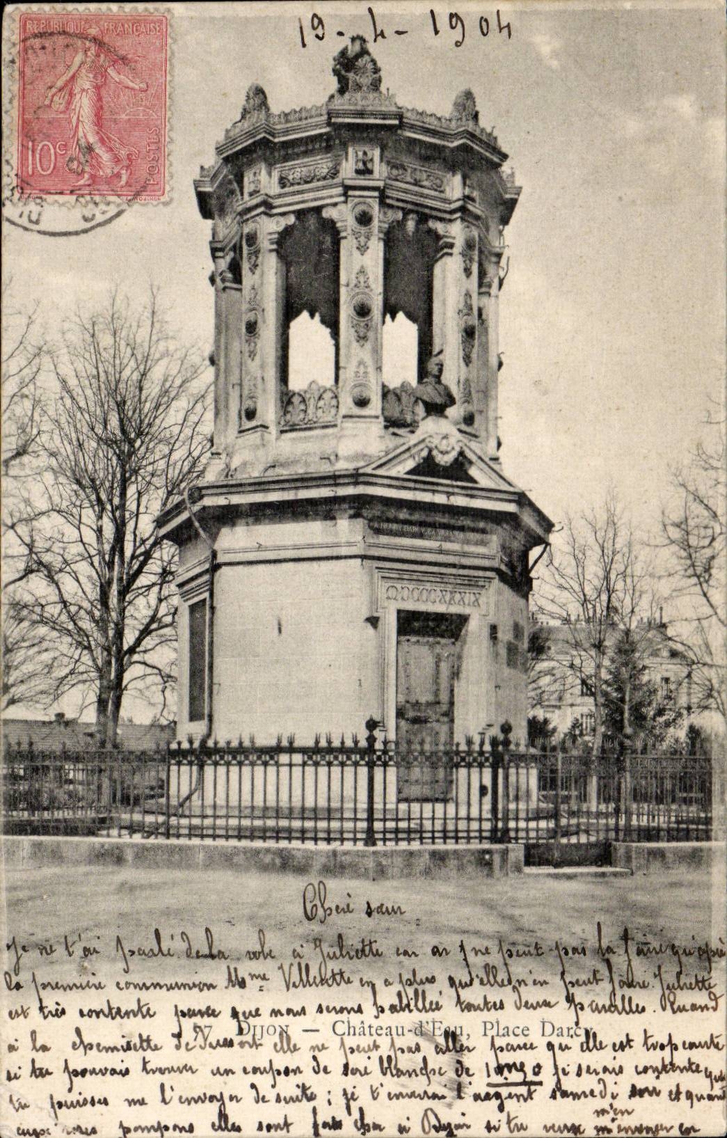 CPA Dijon Tower water Places Darcy