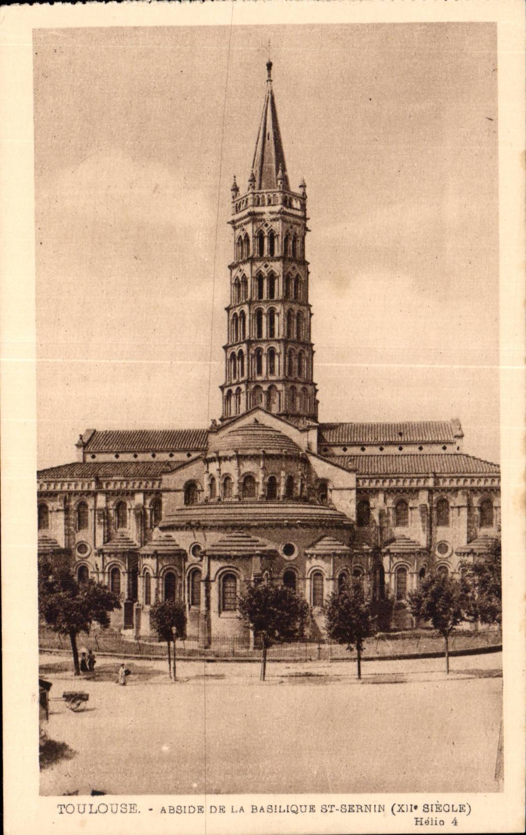 CPA Toulouse Abside de la basilique Saint Denis