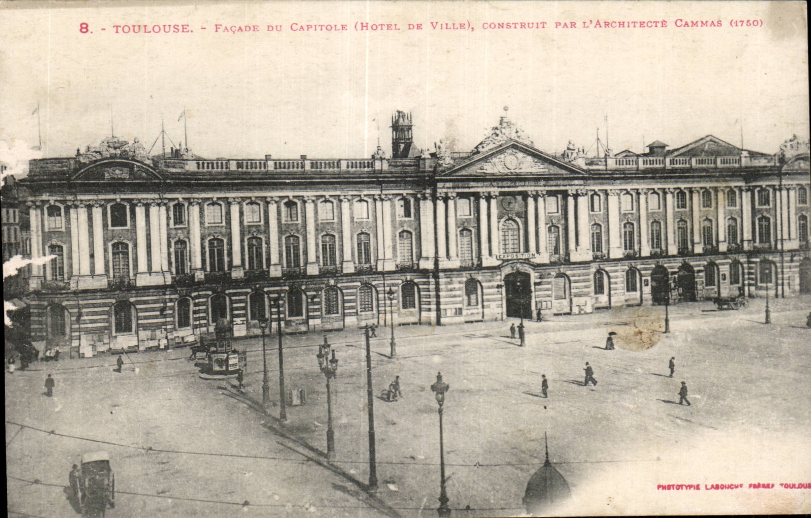 CPA Toulouse Frontage of the capitole