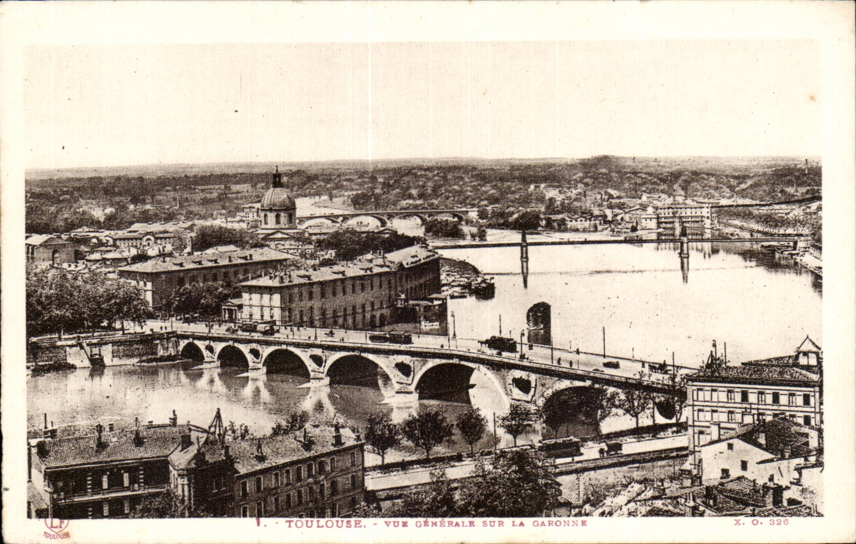 CPA Toulouse View on the Garonne