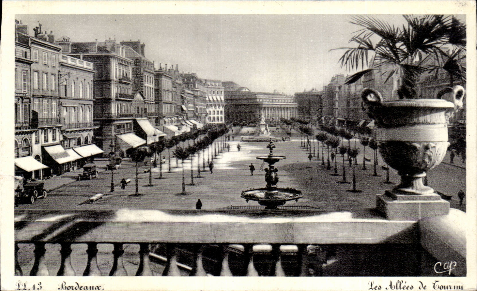 CPA Bordeaux alleys of Tourny