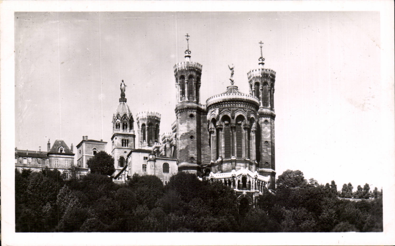 CPSM Lyon turns of Notre Dame de Fourviere