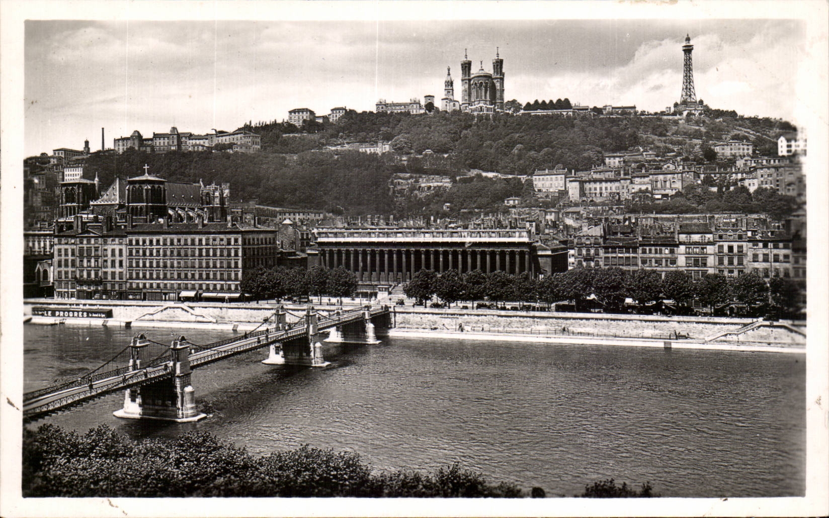 CPSM Lyon Saint Jean and Fourviere