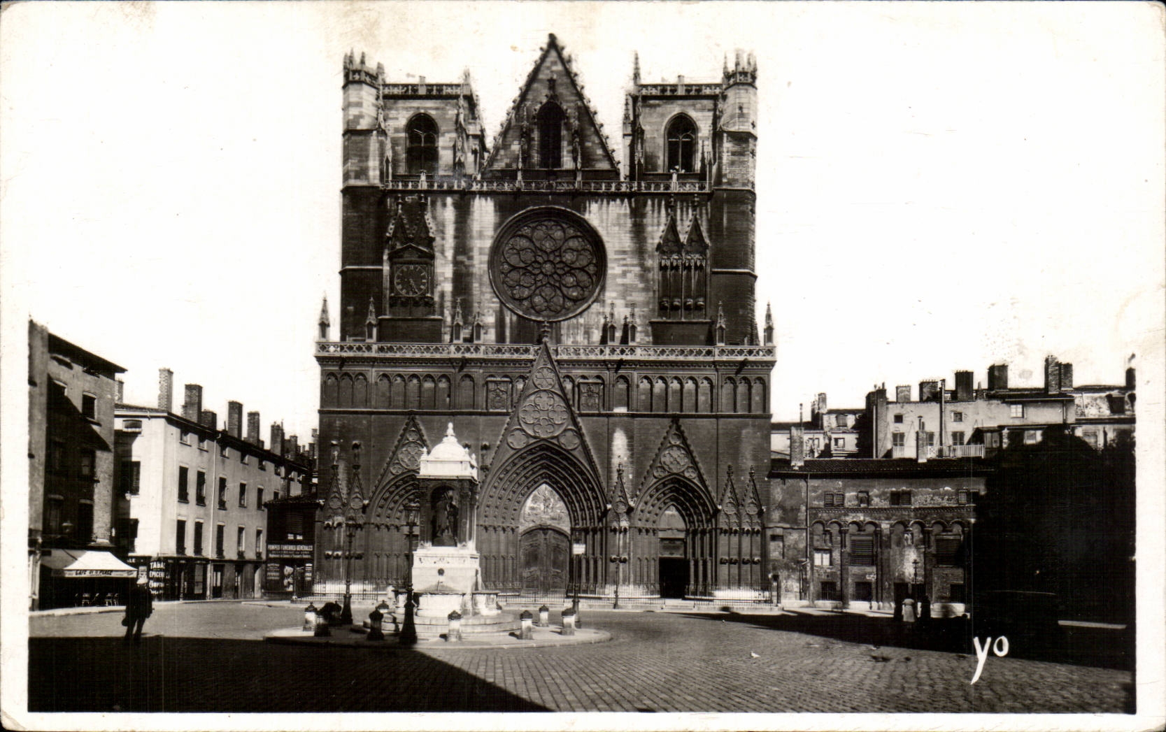 CPSM Lyon Cathedral Saint Jean
