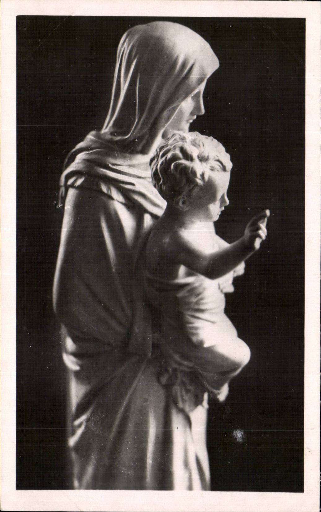 CPSM Lyon Notre Dame de Fourviere Virgin of the basilica