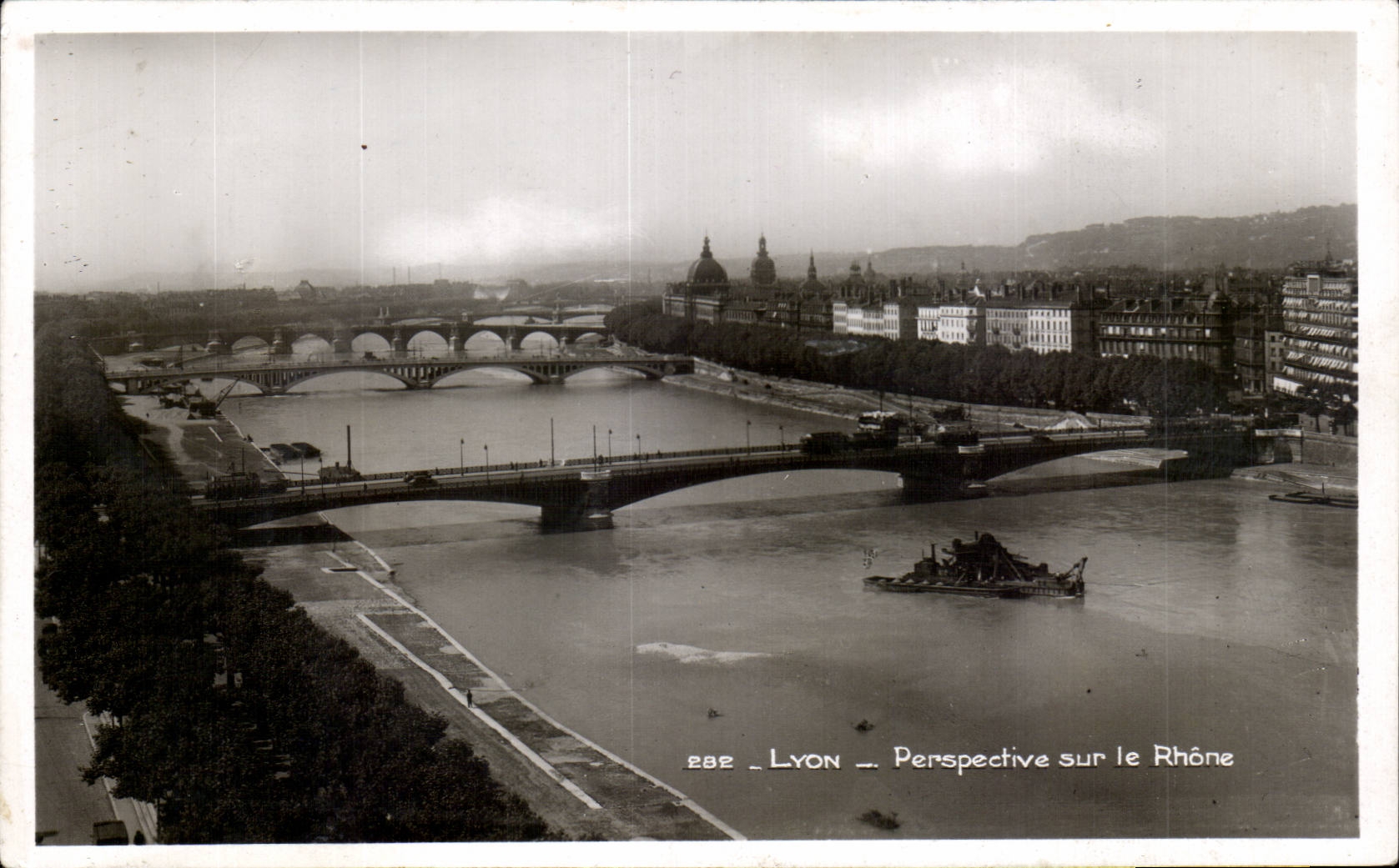 CPSM Lyon View on the Rhone