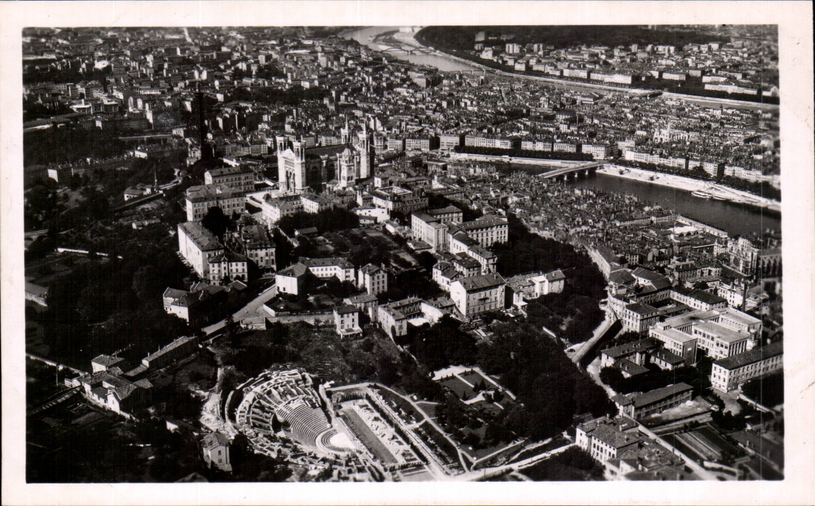 CPSM Lyon Hill of Fourviere