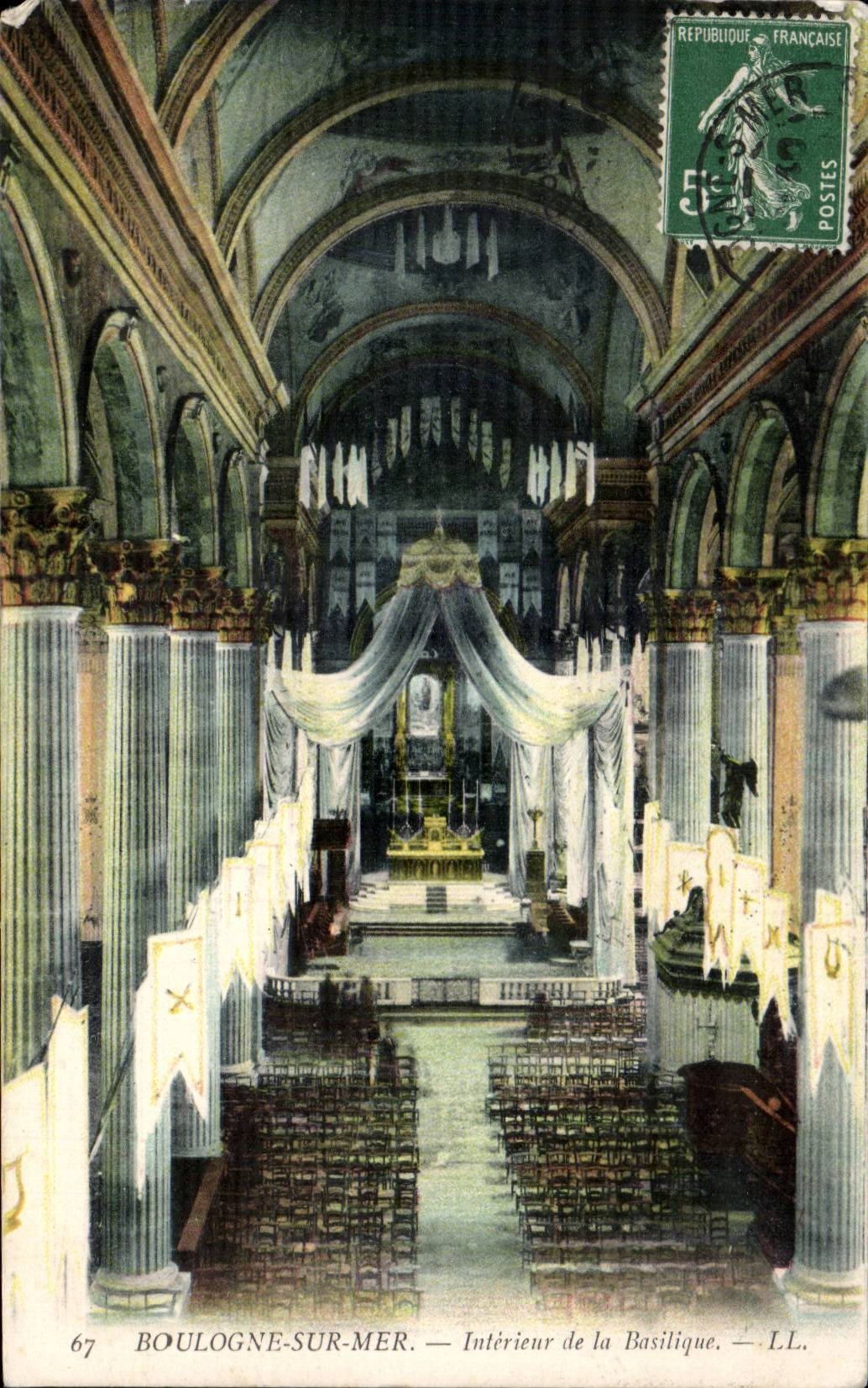 CPA Boulogne on Inland sea of the basilica