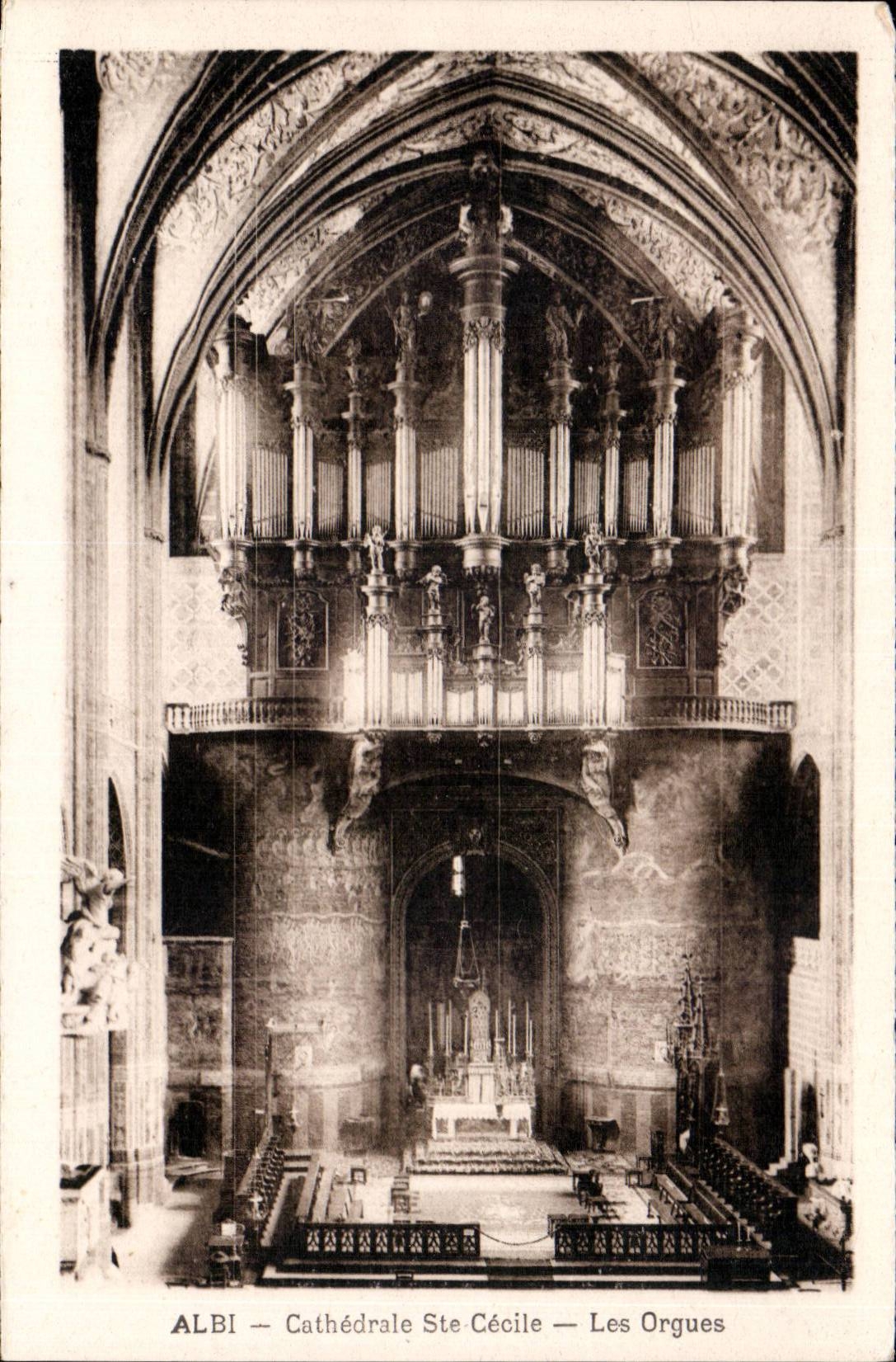 Catedral co de CPA Albi organo de Cecile