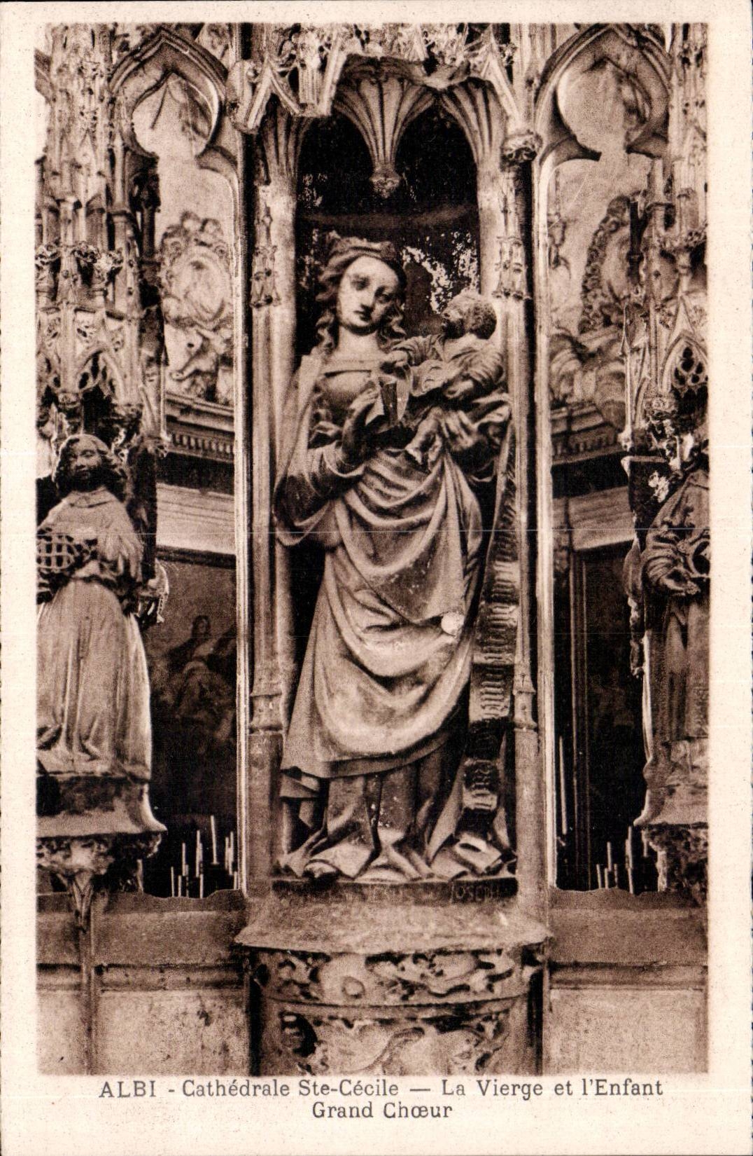 Catedral co de CPA Albi Cecile el gran estribillo de la virgen y del nino